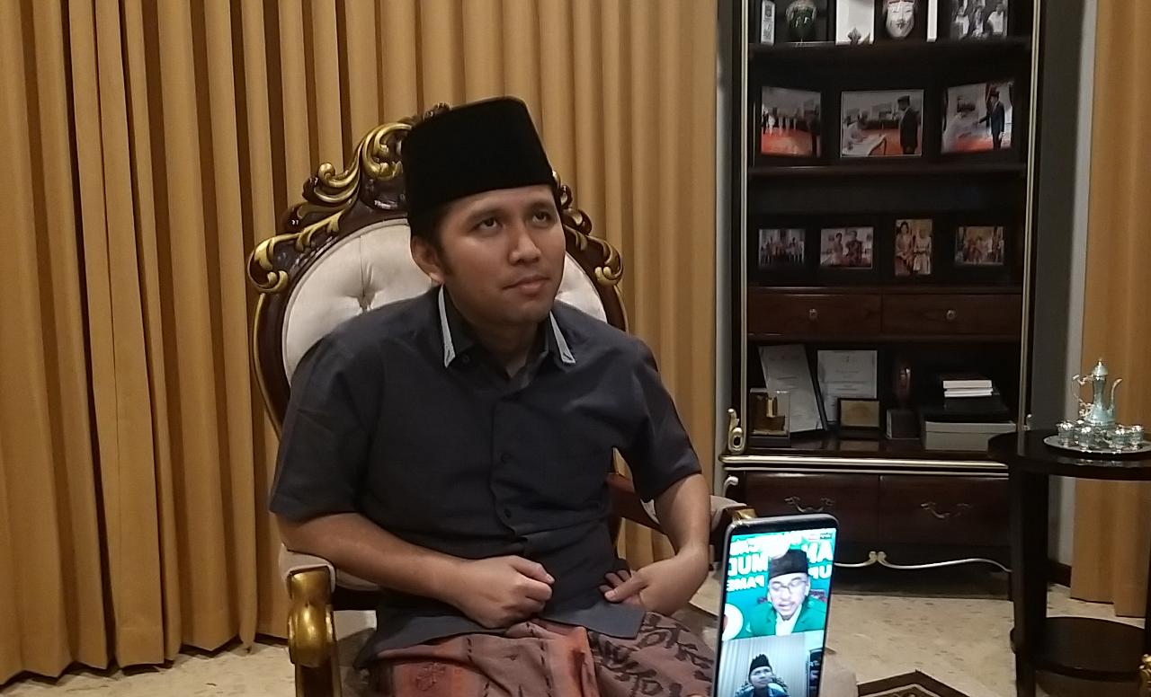 PW GP Ansor Jatim Diskusi Live Streaming Bersama Emil Dardak