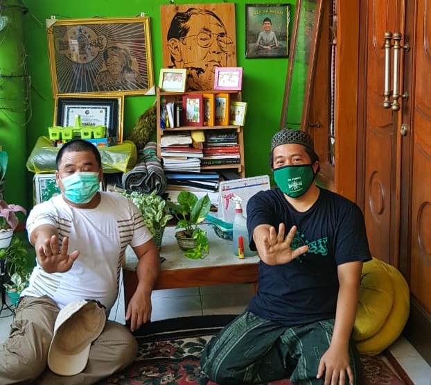 Dosen FE Unmer Pasuruan Berdiskusi Tentang Covid19 Bersama Warga Negara Tiongkok