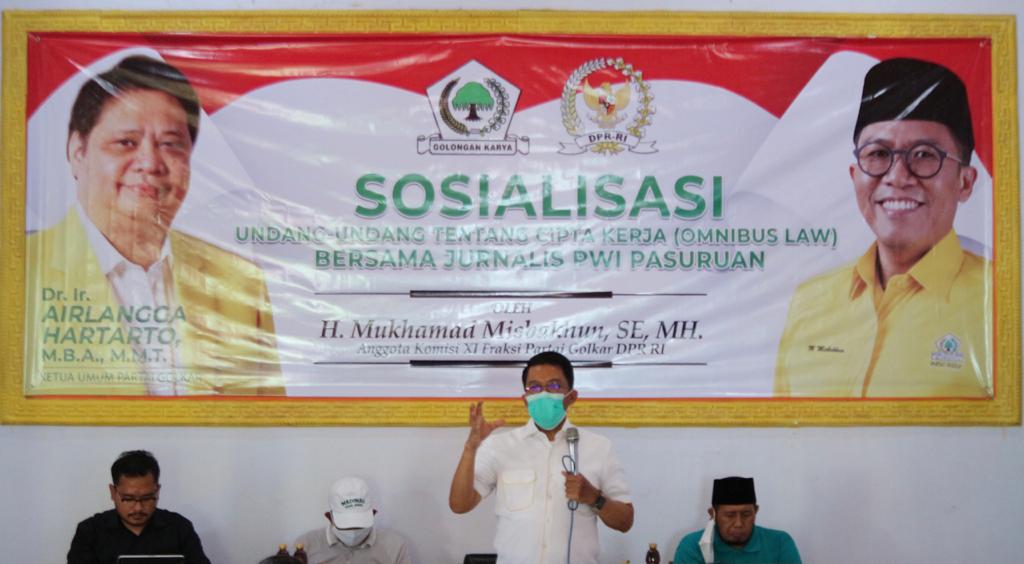 Bertemu Jurnalis di Dapil, Misbakhun Luruskan Deviasi Informasi Tentang Omnibus Law