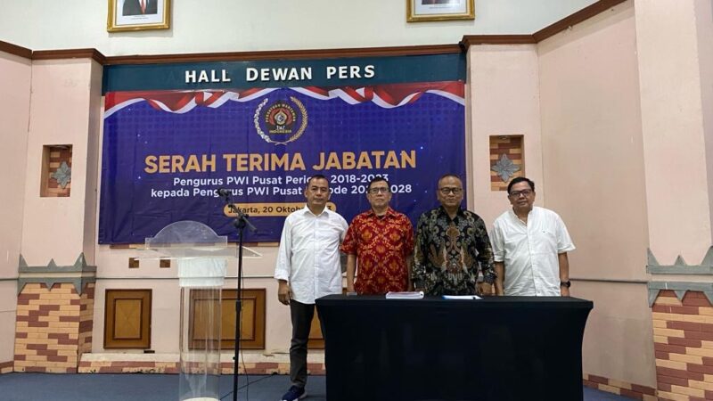 Ketua Umum PWI Pusat Hendry Ch Bangun Canangkan PWI Merah Putih